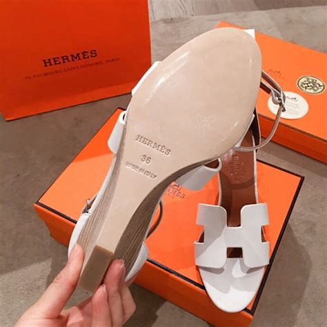 hermes legend sandal white|Hermes sandals prices.